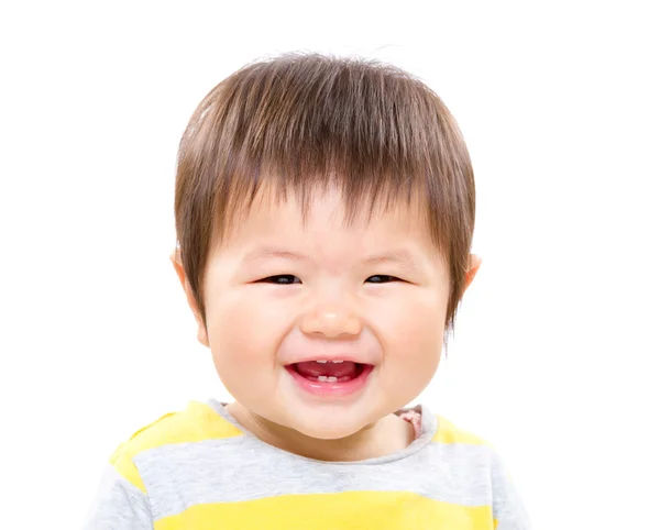 Asia little girl feeling excited — Stock Photo, Image