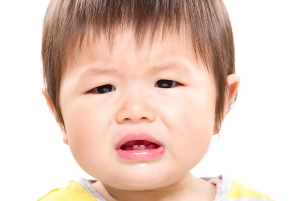 Girl feeling scarey — Stock Photo, Image