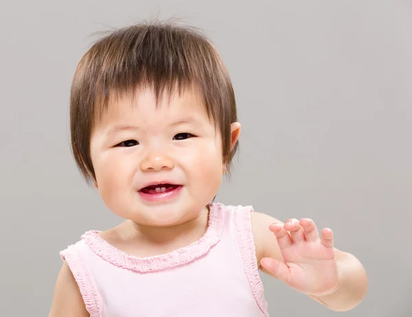 Smiling baby girl — Stock Photo, Image