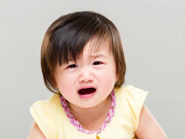 Φωνάζοντας μωρό κορίτσι — Φωτογραφία Αρχείου