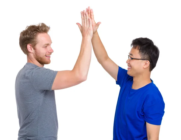 Man giving high five — Stock Photo, Image