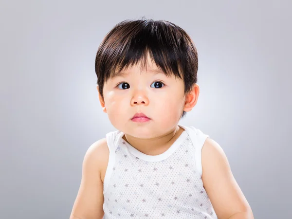 Serious baby — Stock Photo, Image