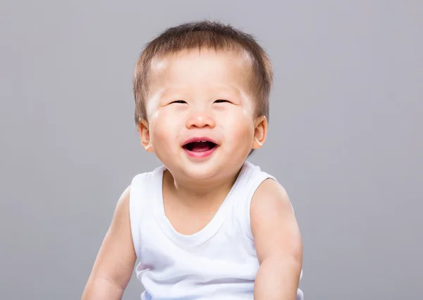 Zoete baby glimlach — Stockfoto
