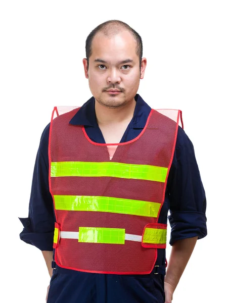 Ciddi inşaat işçisi — Stok fotoğraf