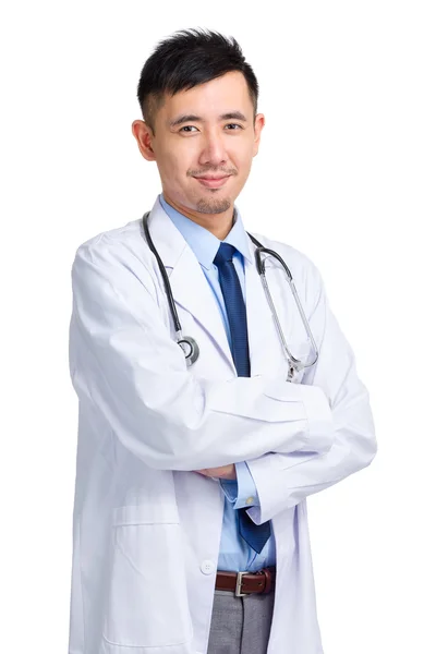 Ázsiai férfi orvos — Stock Fotó