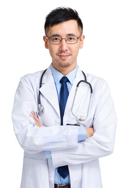 Уверенный врач-мужчина — стоковое фото