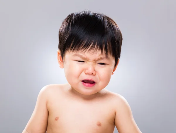 Menino chorando — Fotografia de Stock