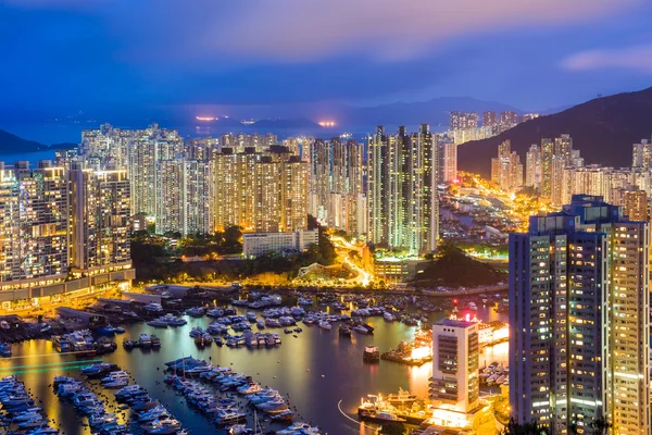 Abrigo para tufões Aberdeen em Hong Kong — Fotografia de Stock