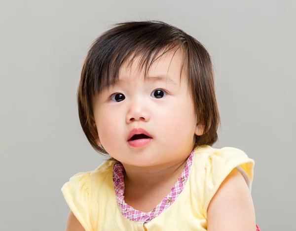 Surprise baby girl — Stock Photo, Image