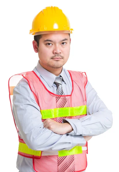 Ingeniero con casco — Foto de Stock