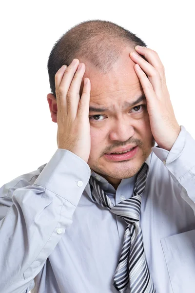 Stressed businessman — Stock Photo, Image