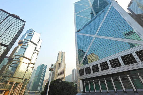 Moderne Baulandschaft in Hongkong — Stockfoto