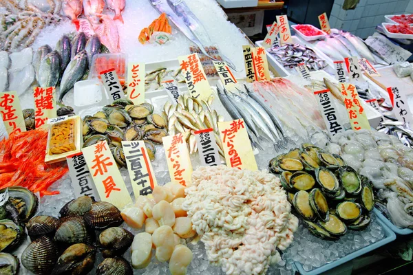 Marché aux poissons nourriture japonaise — Photo