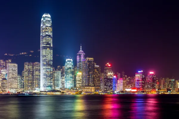 Noite de Hong Kong — Fotografia de Stock