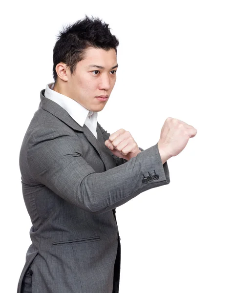 Businessman fighting — Stock Photo, Image