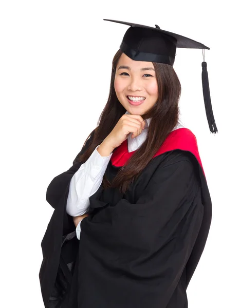 Graduated young woman — Stock Photo, Image