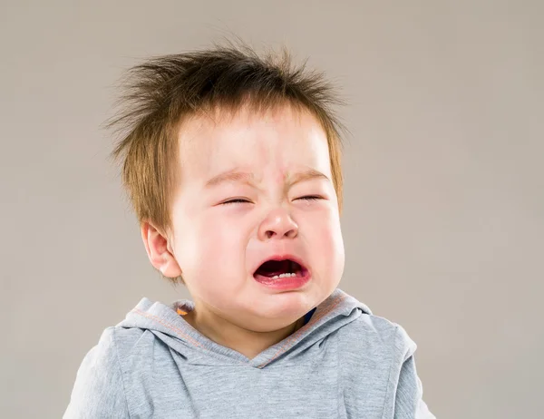 Crying baby boy — Stockfoto