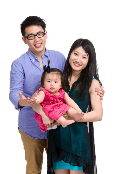 Asiatisches Familienporträt — Stockfoto