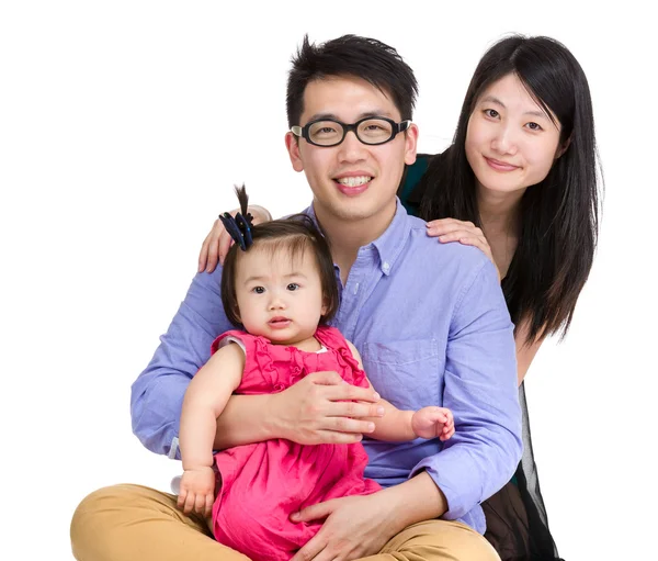 Szczęśliwy portret rodzinny — Zdjęcie stockowe