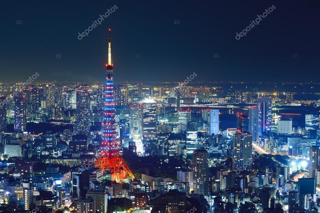 Tokyo Night And Tokyo Tower Stock Editorial Photo C Leungchopan