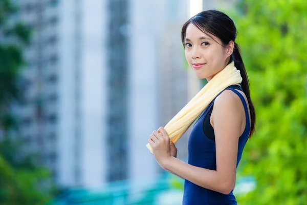 Sporty woman — Stock Photo, Image