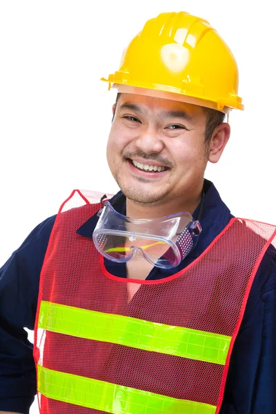 Šťastné asijské inženýr — Stock fotografie