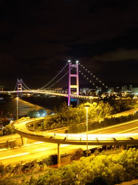 Hong Kong Tsing Ma bridge