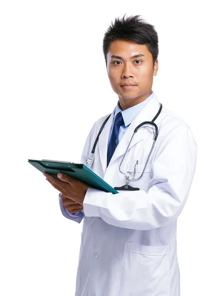 Doctor with clipboard — Stock Photo, Image