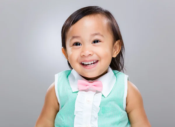 Bebek kız gülümseme — Stok fotoğraf