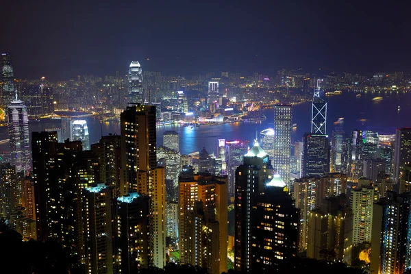 Panoráma města Hong kong — Stock fotografie