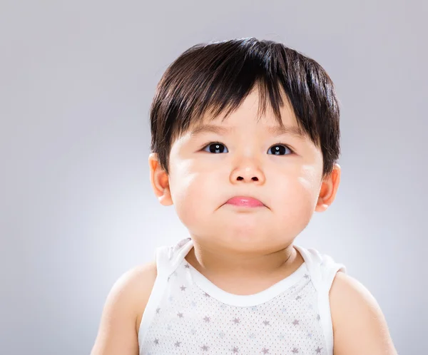 Menino com temperamento — Fotografia de Stock