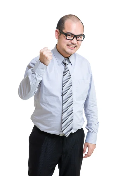 Business man fist up — Stock Photo, Image