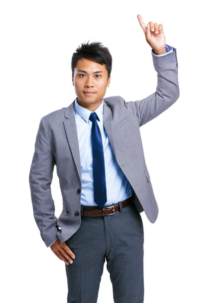 Businessman finger up — Stock Photo, Image