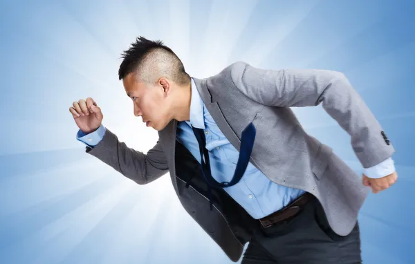 Businessman run — Stock Photo, Image