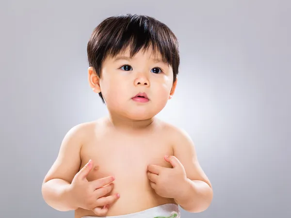 Niño con problemas de piel —  Fotos de Stock