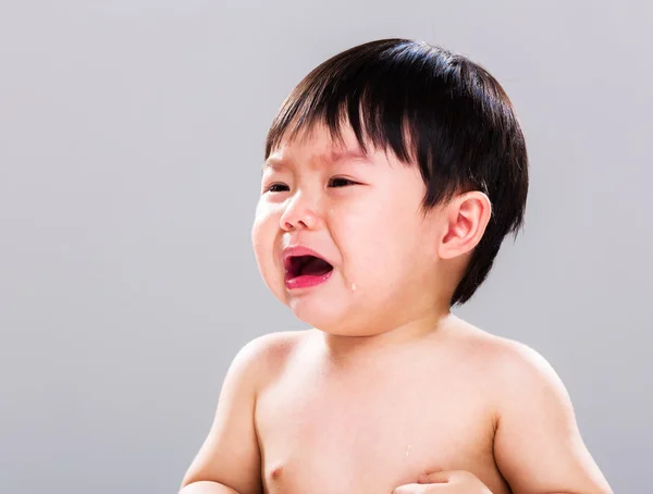 Bambino ragazzo piangere — Foto Stock