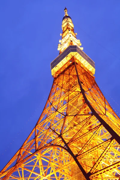 Torre tokyo en la noche — Foto de Stock