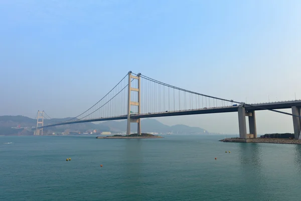 Puente Tsing Ma en Hong Kong — Foto de Stock