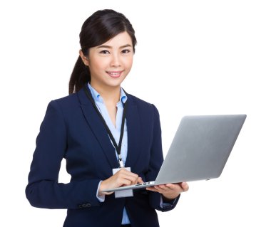 iş kadın tipi laptop