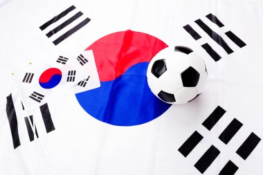Futbol ve Güney Kore bayrağı