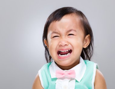 öfke ile kız bebek