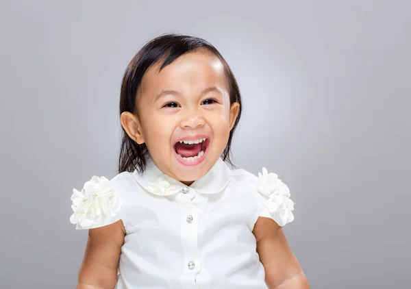 Kleines Mädchen schreit — Stockfoto