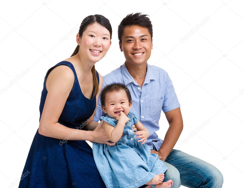 family portrait with baby