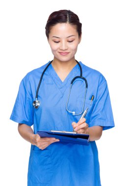 Doktor panosuna yazma