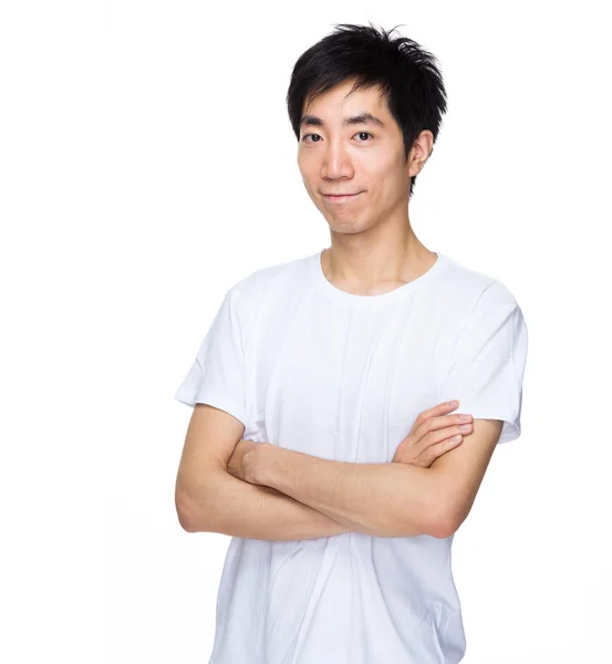 Asian man in casual — Stock Photo, Image