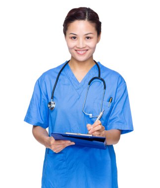 kadın doktor panosuna yazma