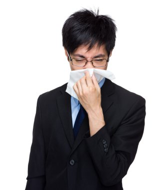 işadamı hapşırma