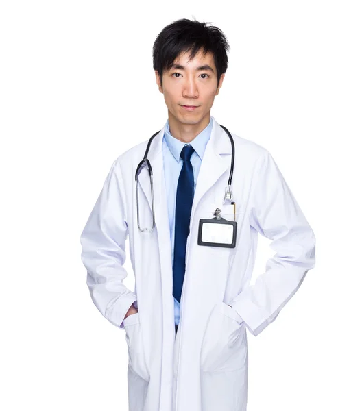 Asian male doctor — Stock Photo, Image