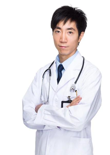 Asian male doctor portrait — Stock Photo, Image