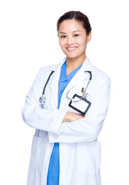 kadın doktor portresi